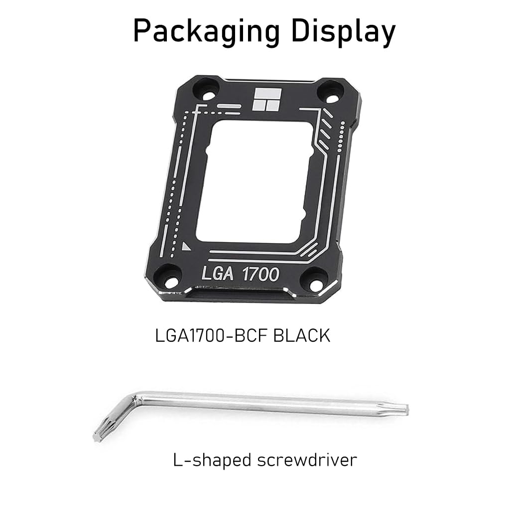 Verilux for Intel12th 13th Gen LGA1700 Anti-Bending Buckle, CPU Contact Frame Kit, CPU Fixing Buckle, CPU Stress Bending Corrector, Easy Installation Verilux for Intel12th 13th Gen LGA1700 Anti-Bending Buckle, CPU Contact Frame Kit, CPU Fixing Buckle, CPU Stress Bending Corrector, Easy Installation